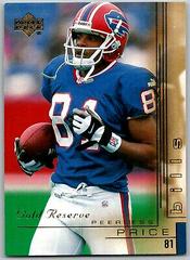 Peerless Price #14 Football Cards 2000 Upper Deck Gold Reserve Prices