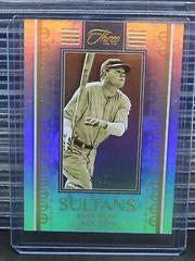 Babe Ruth [Holo Gold] #S-1 Baseball Cards 2022 Panini Three and Two Sultans Prices