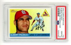 Albert Pujols [Retrofractor] Baseball Cards 2004 Topps Heritage Chrome Prices