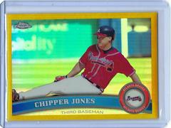 Chipper Jones [Gold Refractor] #2 Baseball Cards 2011 Topps Chrome Prices