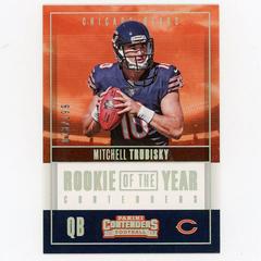 Mitchell Trubisky [Silver] Football Cards 2017 Panini Contenders Rookie of the Year Prices
