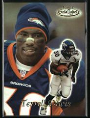 Terrell Davis [Class 1 Black Label] #1 Football Cards 1999 Topps Gold Label Prices