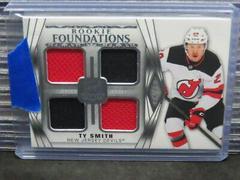 Ty Smith Hockey Cards 2020 Upper Deck The Cup Foundations Quad Jersey Prices