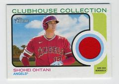 Shohei Ohtani Baseball Cards 2022 Topps Heritage Clubhouse Collection Relics Prices
