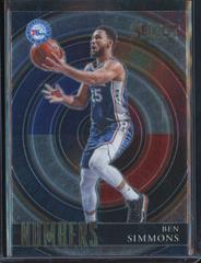 Ben Simmons #29 Basketball Cards 2020 Panini Select Numbers Prices