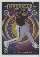 Manny Machado [Gold] #M-2 Baseball Cards 2020 Panini Donruss Optic Mythical Prices