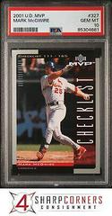 Mark McGwire #327 Baseball Cards 2001 Upper Deck MVP Prices