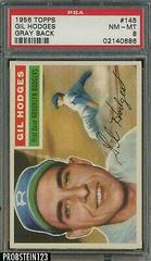 Gil Hodges [Gray Back] #145 Baseball Cards 1956 Topps Prices