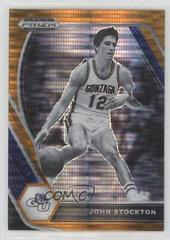 John Stockton [Orange Pulsar Prizm] #87 Basketball Cards 2021 Panini Prizm Draft Picks Prices