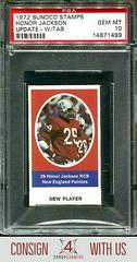 Honor Jackson [w/ Tab] Football Cards 1972 Sunoco Stamps Update Prices
