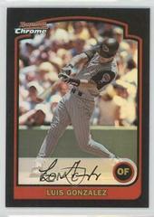 Luis Gonzalez [Refractor] #28 Baseball Cards 2003 Bowman Chrome Prices