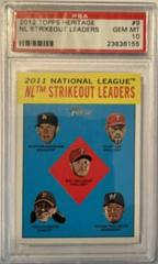 NL Strikeout Leaders #9 Baseball Cards 2012 Topps Heritage Prices