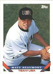 Matt Beaumont Baseball Cards 1993 Topps Traded Prices