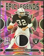 Marcus Allen [Pink Neon] #11 Football Cards 2023 Panini Spectra Epic Legends Materials Prices