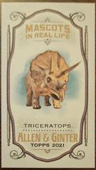 Triceratops [Mascots In Real Life] #MMI-20 Baseball Cards 2021 Topps Allen & Ginter Mascots IRL Minis Prices