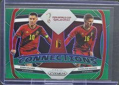 Eden Hazard, Thorgan Hazard [Green] #2 Soccer Cards 2022 Panini Prizm World Cup Connections Prices