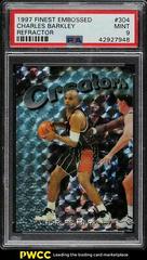 Charles Barkley [Refractor] Basketball Cards 1997 Finest Embossed Prices