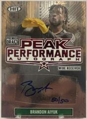Jerry Jeudy [Red] #PK-JJ2 Football Cards 2020 Sage Hit Peak Performance Autograph Prices