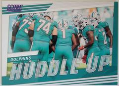 Miami Dolphins [Purple] Football Cards 2022 Panini Score Huddle Up Prices