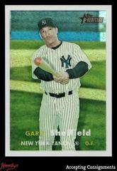 Gary Sheffield [Chrome Black Refractor] #4 Baseball Cards 2006 Topps Heritage Chrome Prices