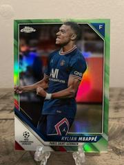 Kylian Mbappe [Neon Green Refractor] #1 Soccer Cards 2021 Topps Chrome UEFA Champions League Prices
