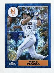 Mike Piazza [Blue] Baseball Cards 2022 Topps Silver Pack 1987 Chrome Series 2 Prices