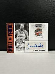 James Worthy [Blue] Basketball Cards 2020 Panini Chronicles Hall of Fame Autographs Prices