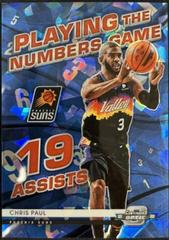 Chris Paul [Blue Ice] #22 Basketball Cards 2021 Panini Contenders Optic Playing the Numbers Game Prices