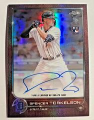 Spencer Torkelson [Rose Gold] #BBA-ST Baseball Cards 2022 Topps Chrome Ben Baller Autographs Prices