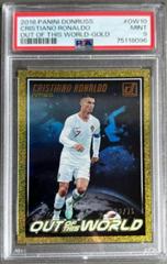 Cristiano Ronaldo [Gold] Soccer Cards 2018 Panini Donruss Out of This World Prices