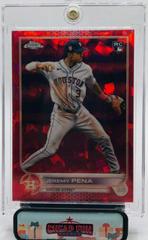 Jeremy Pena [Red] #US253 Baseball Cards 2022 Topps Chrome Update Sapphire Prices