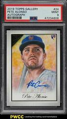 Pete Alonso [Autograph] #24 Baseball Cards 2019 Topps Gallery Prices