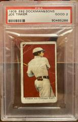 Joe Tinker Baseball Cards 1909 E92 Dockman & Sons Prices