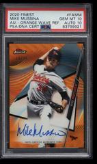 Mike Mussina [Orange Wave Refractor] #FA-MM Baseball Cards 2020 Topps Finest Autographs Prices