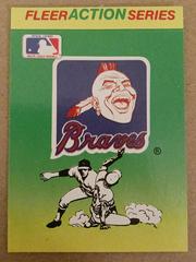 Atlanta Braves Baseball Cards 1990 Fleer Action Series Stickers Prices