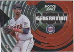 Royce Lewis [Black] #GN-78 Baseball Cards 2022 Topps Update Generation Now Prices