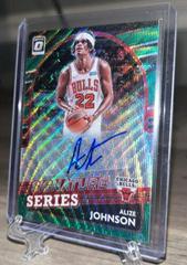Alize Johnson [Green Wave] Basketball Cards 2021 Panini Donruss Optic Signature Series Prices