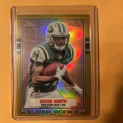 Devin Smith [Gold Refractor] #89-DS Football Cards 2015 Topps Chrome 1989 Super Rookie Prices