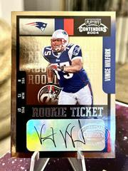 Vince Wilfork [Autograph] #179 Football Cards 2004 Playoff Contenders Prices