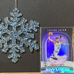 Jayson Tatum [Winter Holo] #12 Basketball Cards 2023 Panini Hoops Skyview Prices