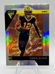 Chris Olave [Silver] #FX-7 Football Cards 2022 Panini Chronicles Flux Rookies Prices
