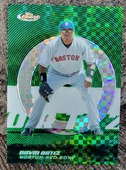 David Ortiz [Green Refractor] #40 Baseball Cards 2005 Finest Prices