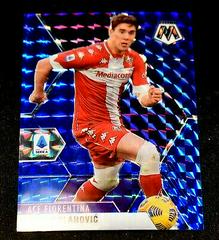 Dusan Vlahovic [Blue Mosaic] #10 Soccer Cards 2020 Panini Mosaic Serie A Prices