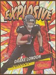 Drake London #E42 Football Cards 2022 Panini Absolute Explosive Prices
