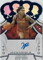 Kevin Porter Jr. [Blue] Basketball Cards 2019 Panini Crown Royale Rookie Autographs Prices