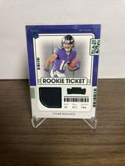 Tylan Wallace [Green] #RTS-TW Football Cards 2021 Panini Contenders Rookie Ticket Swatches Prices