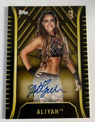 Aliyah [Gold] #A-AY Wrestling Cards 2018 Topps WWE NXT Autographs Prices