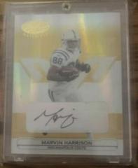 Marvin Harrison [Mirror Gold Autograph] #62 Football Cards 2006 Leaf Certified Materials Prices
