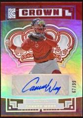 Connor Wong [Silver] #C-CWO Baseball Cards 2022 Panini Capstone Crown Autographs Prices