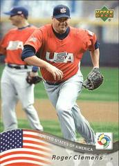 Roger Clemens #7 Baseball Cards 2006 Upper Deck World Baseball Classic Prices